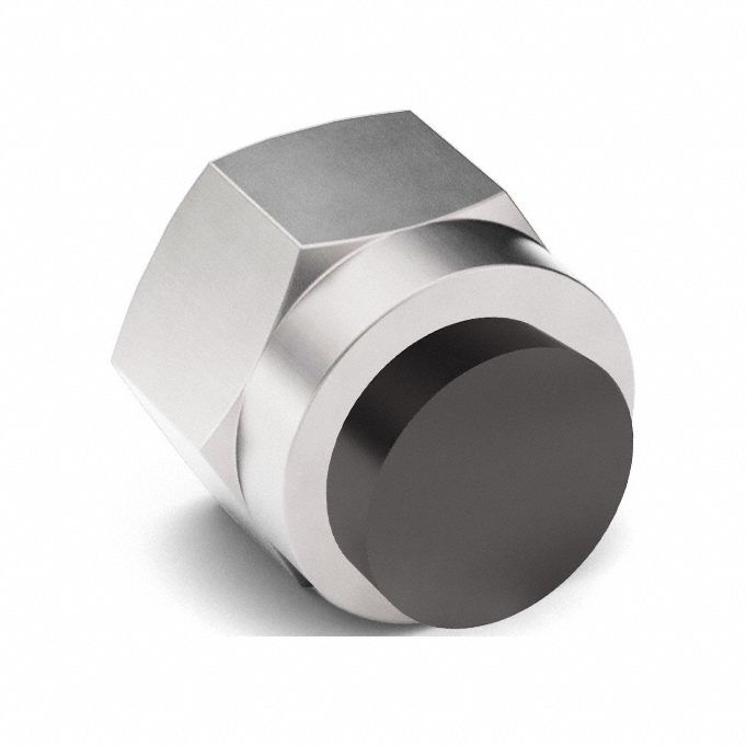 Lock Nut: Nylon Insert, #8-32 Thread Size, Stainless Steel, 18-8, Waxed, 11/32 in Hex Wd, 20 PK