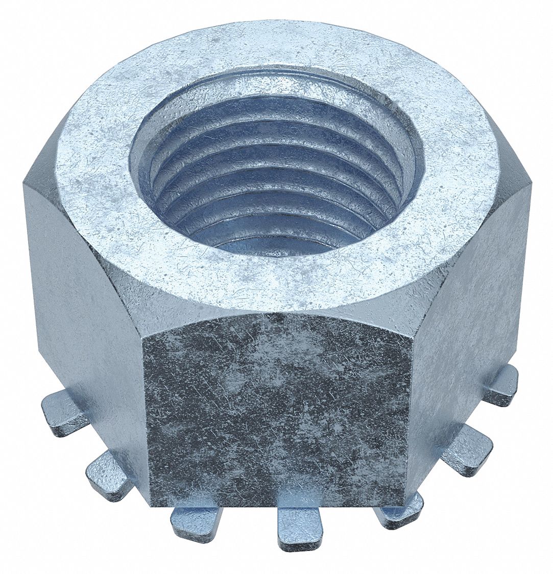 Lock Nut with External Tooth Lock Washer, 3/8"24 Thread Size, Lock Nut