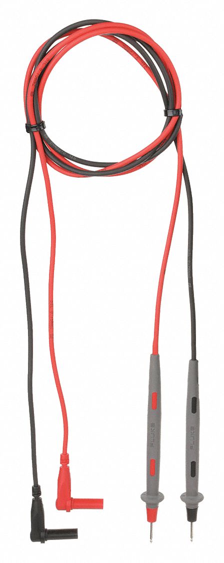 TEST LEAD KIT, CAT III 1000V, PROBE, STANDARD SHROUDED BANANA PLUG, 4 FT L