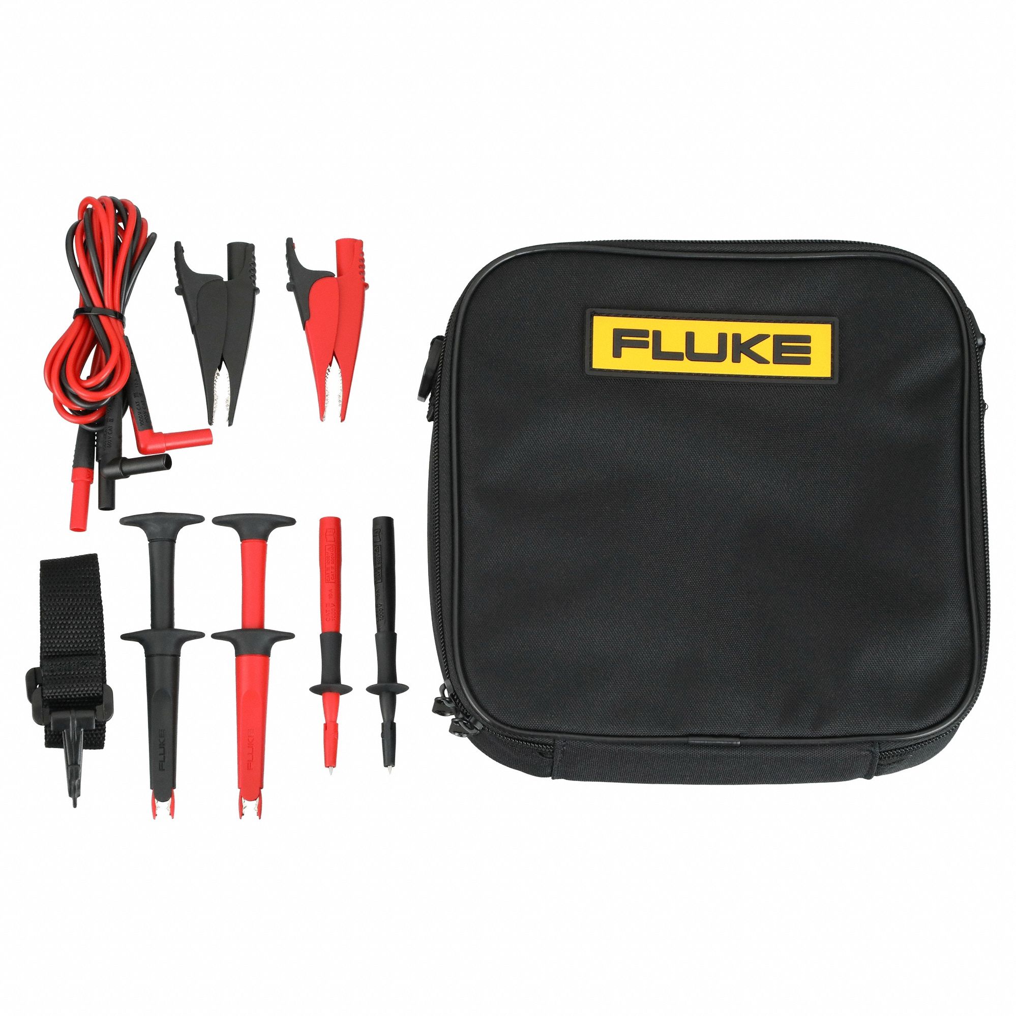 Fluke Cat Iii 1000v Cat Iv 600v Alligator Clip Probe Test Lead Kit