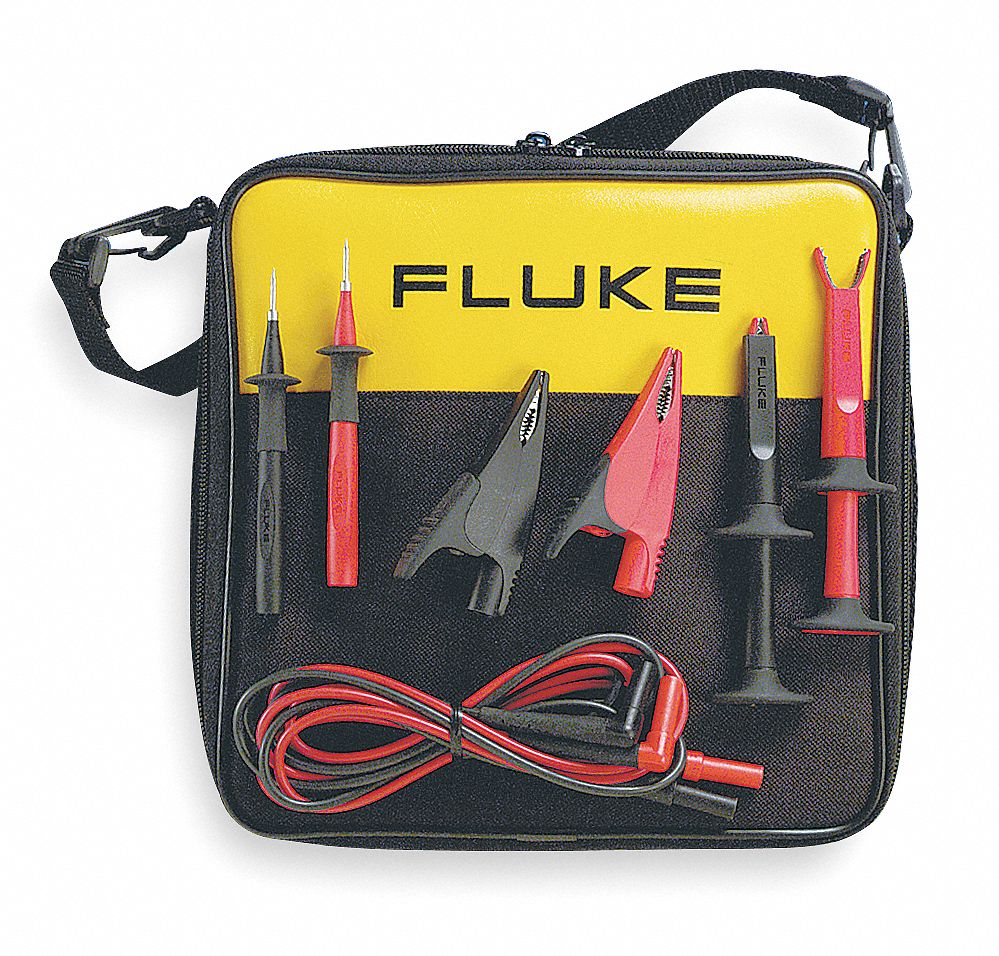 FLUKE 4 ft. 11" Modular Test Lead Kit, CAT IV 600V, CAT ...