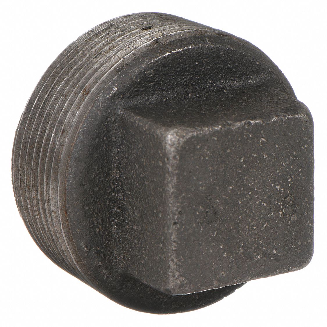 MAGNETIC SQUARE HEAD PLUG: CAST IRON, 1½ IN FITTING PIPE SIZE, MALE NPT, 1¾ IN L