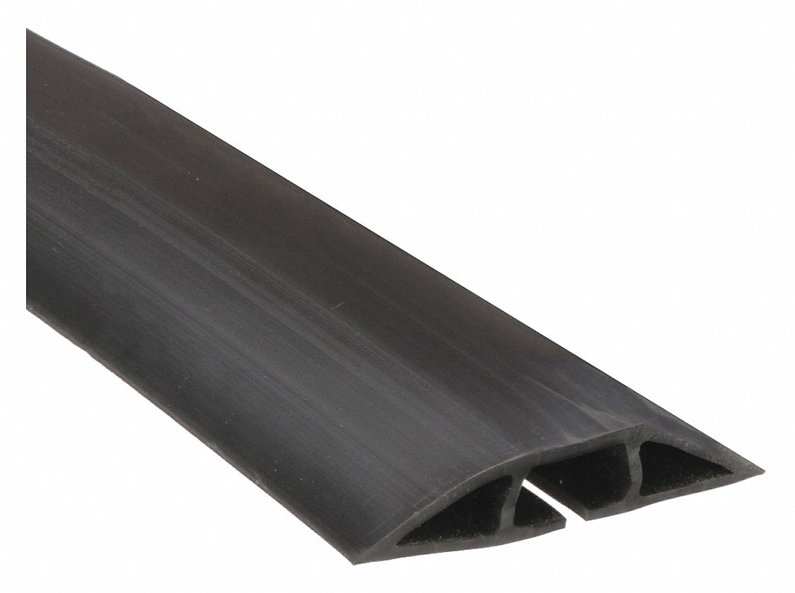 PROTÈGE-CÂBLES, 1 CANAL,P MAX. 1/2 PO, 3 PO LA, 3/4 PO H, 25 PI LO, PVC