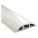 PROTÈGE-CÂBLES, 1 CANAL,P MAX. 1/2 PO, 3 PO LA, 3/4 PO H, 60 PO L, PVC
