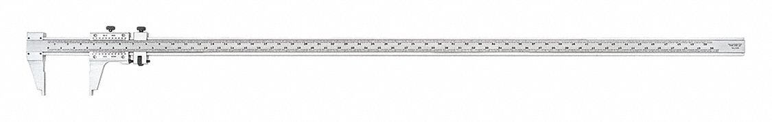 OD/ID Vernier Caliper: 0 in to 48 in Range, +/-0.0005 in (per foot) Accuracy, 3 in Jaw Dp