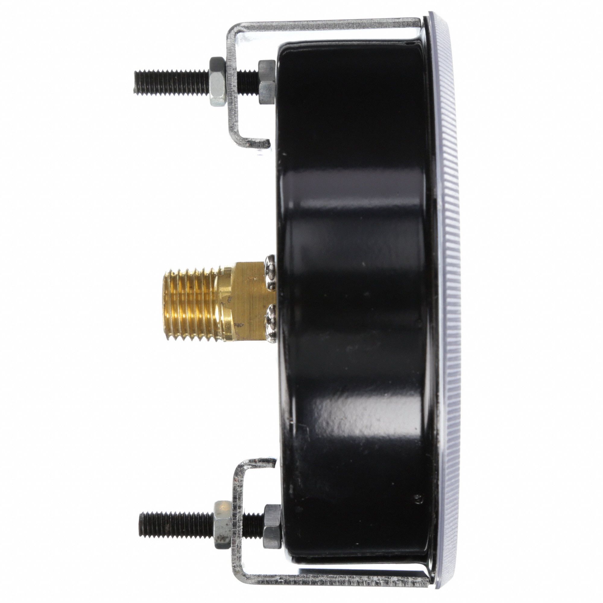 GRAINGER APPROVED PanelMount Pressure Gauge UClamp, 0 to 400 psi, 2