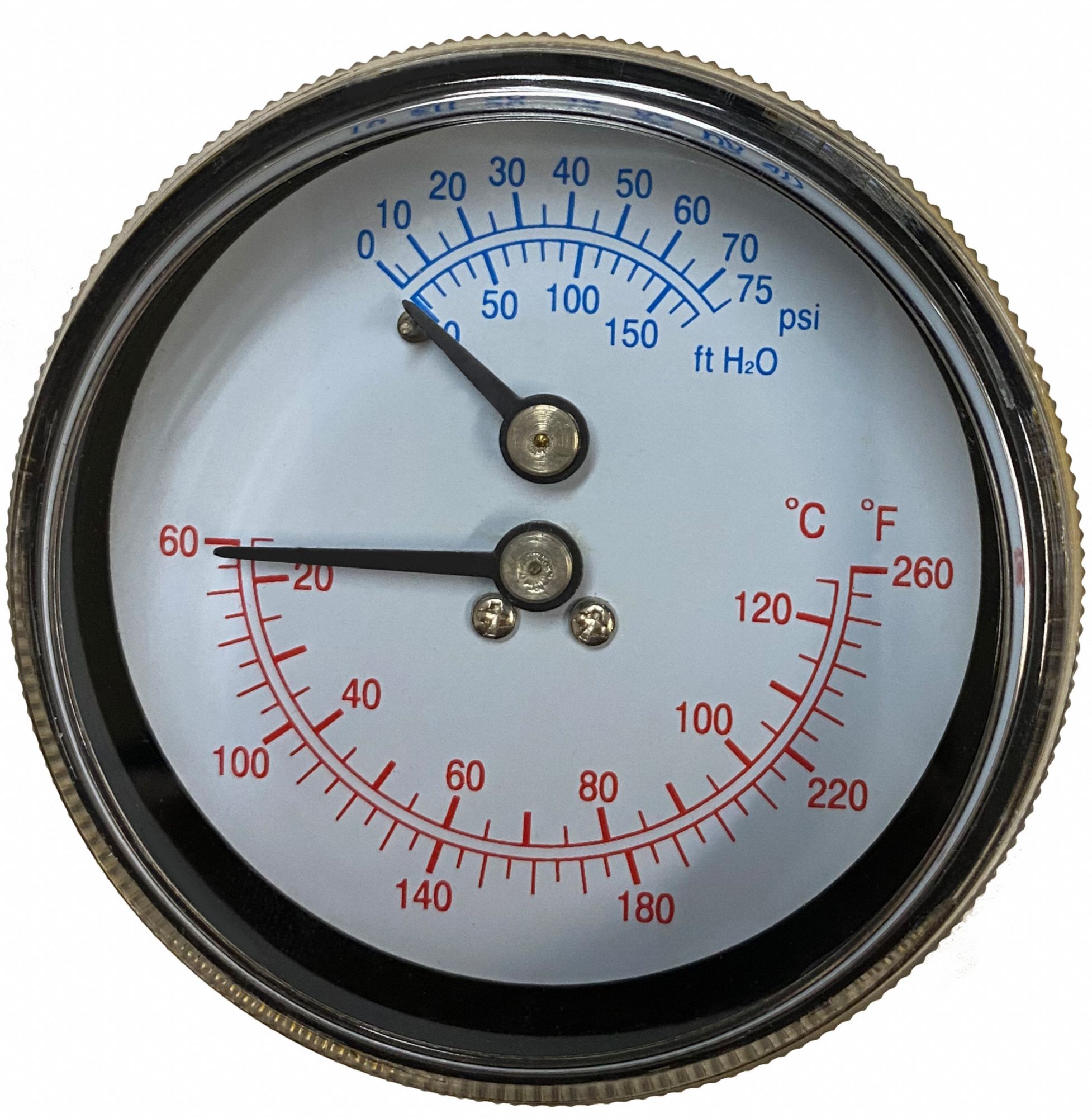 Round Boiler Gauge: