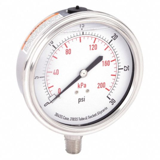 Grainger on sale pressure gauge