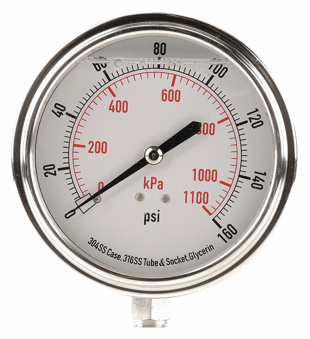 grainger pressure gauge