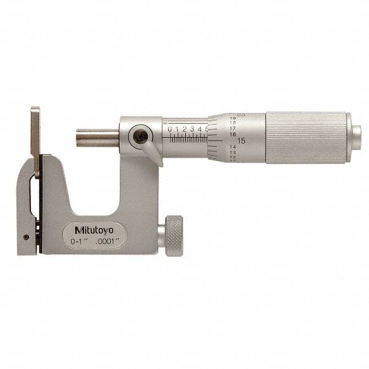 MITUTOYO Digital Universal Micrometer, Operation Type Mechanical, Range