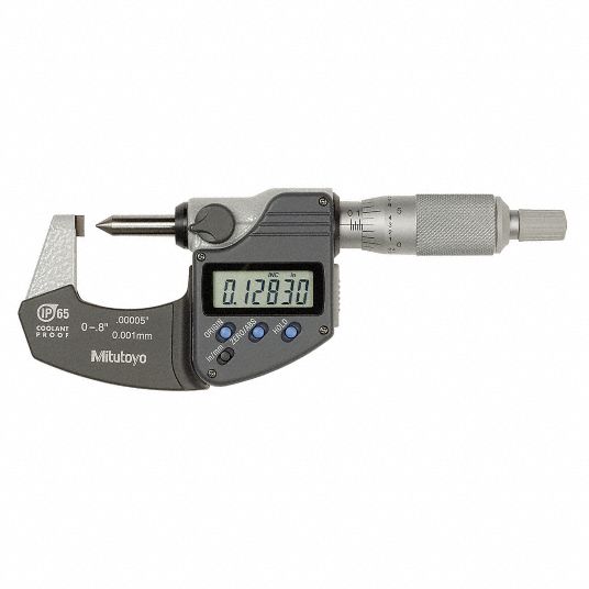 MITUTOYO Digital Crimp Height Micrometer, Operation Type Digital, Range ...