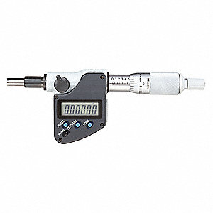 DIGITAL MICROMETER HEAD, 0 TO 1 IN/0 TO 25.4MM RANGE, +/-001 IN ACCURACY, INCH/METRIC