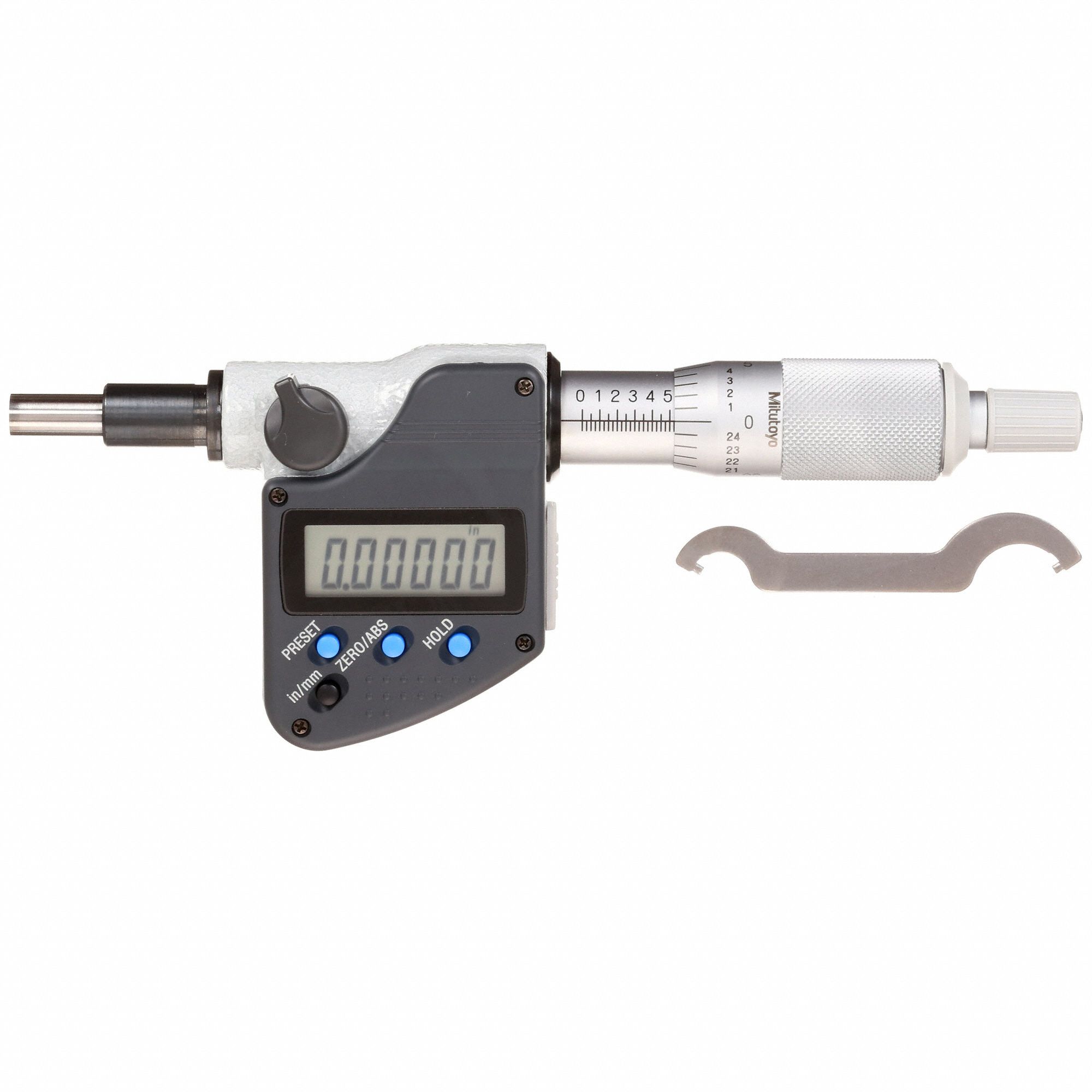 Mitutoyo Digital Micrometer Head Range 0 In To 1 In 0 To 25 4 Mm