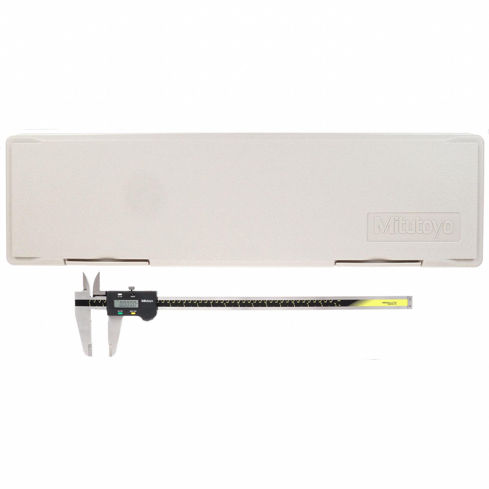 MITUTOYO Long Range Digital Caliper 0 in to 18 in/0 to 450 mm Range, ±