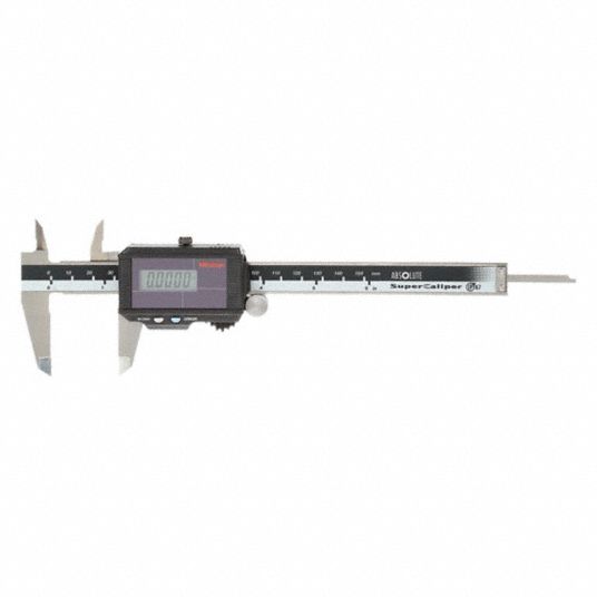 MITUTOYO 0 in to 6 in 0 to 150 mm IP67 Solar Powered Digital