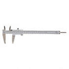 4-WAY VERNIER CALIPER, 0 TO 8 IN/0 TO 203.2MM RANGE, +/-0.03MM ACCURACY, STANDARD JAW