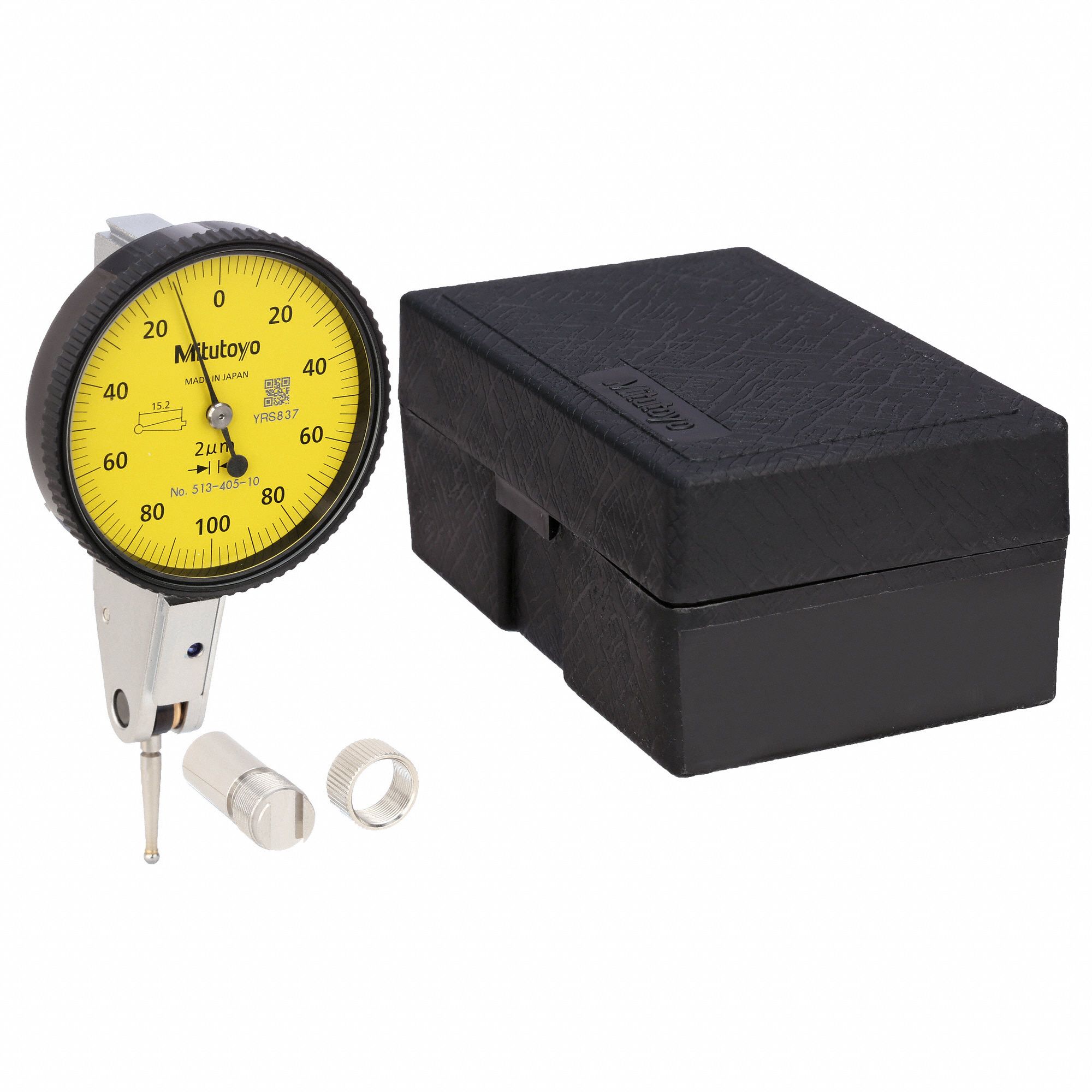 MITUTOYO Horizontal Dial Test Indicator Horizontal, 0 mm to 0.2 mm