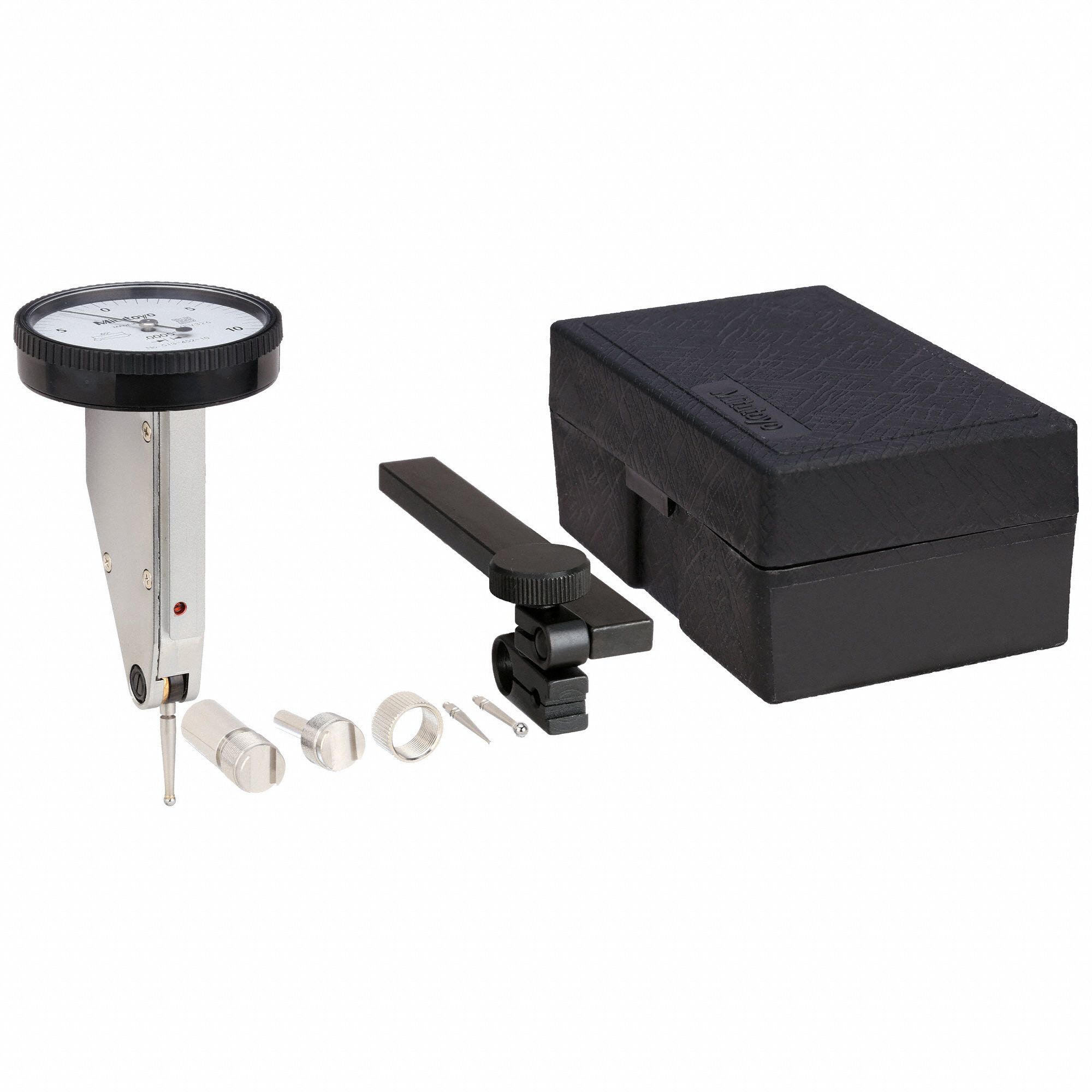 MITUTOYO Vertical Dial Test Indicator Vertical, 0 in to 0.03 in Range