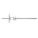 DIAMETER DEPTH GAUGE, 0 TO 12 IN RANGE, +/-015 IN ACCURACY, 01 IN GRADUATIONS, FLAT