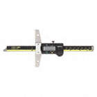 BLADE-STYLE DIGITAL DEPTH GAUGE, 0 TO 6 IN/0 TO 15MM RANGE, IP67, FULL BASE, CABLE