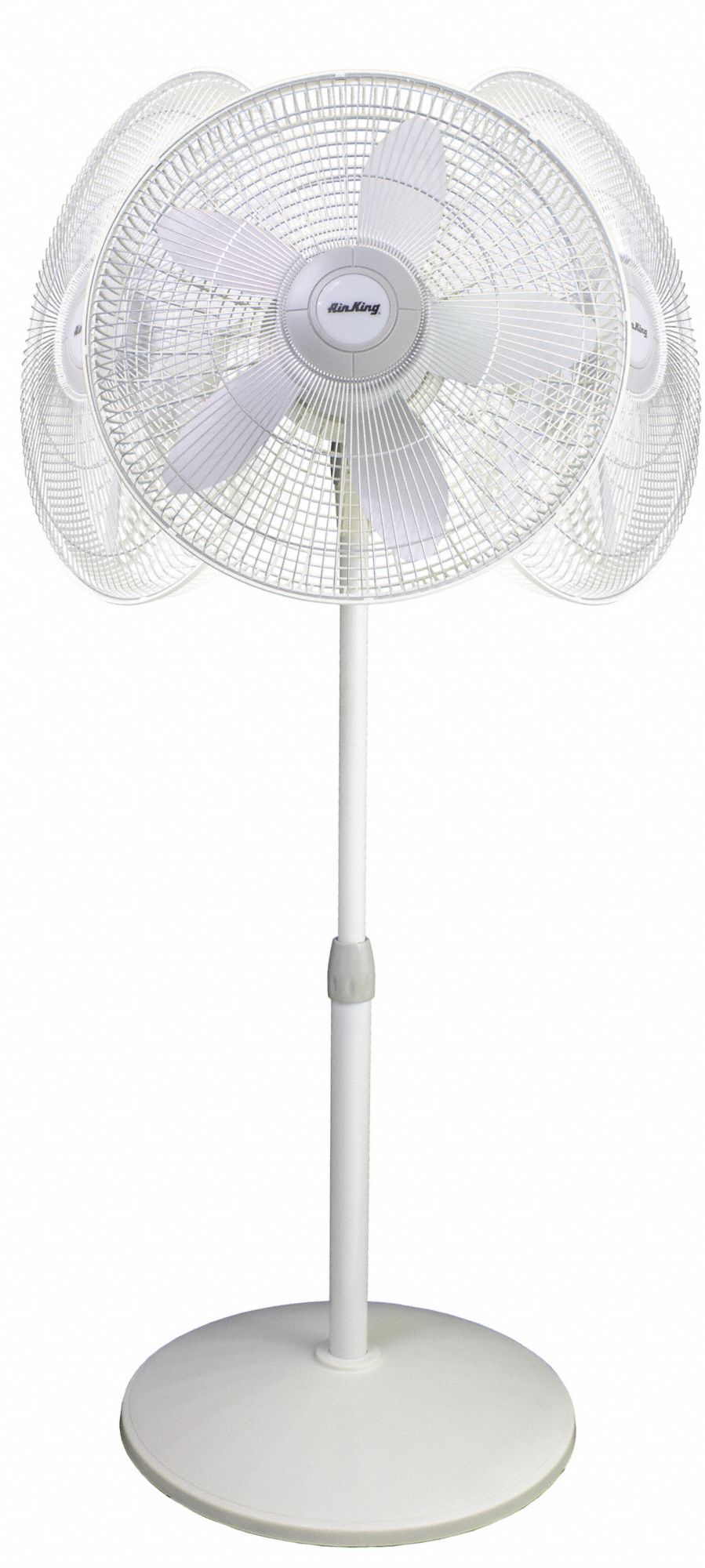 AIR KING Pedestal Fan 18 in Blade Dia, 3 Speeds, 1380/1680/1950 cfm