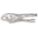 IRWIN VISE-GRIP SERIES LOCKING PLIERS, STEEL, STANDARD HANDLE, NICKEL-PLATED, LEVER OPENING, 7 IN L