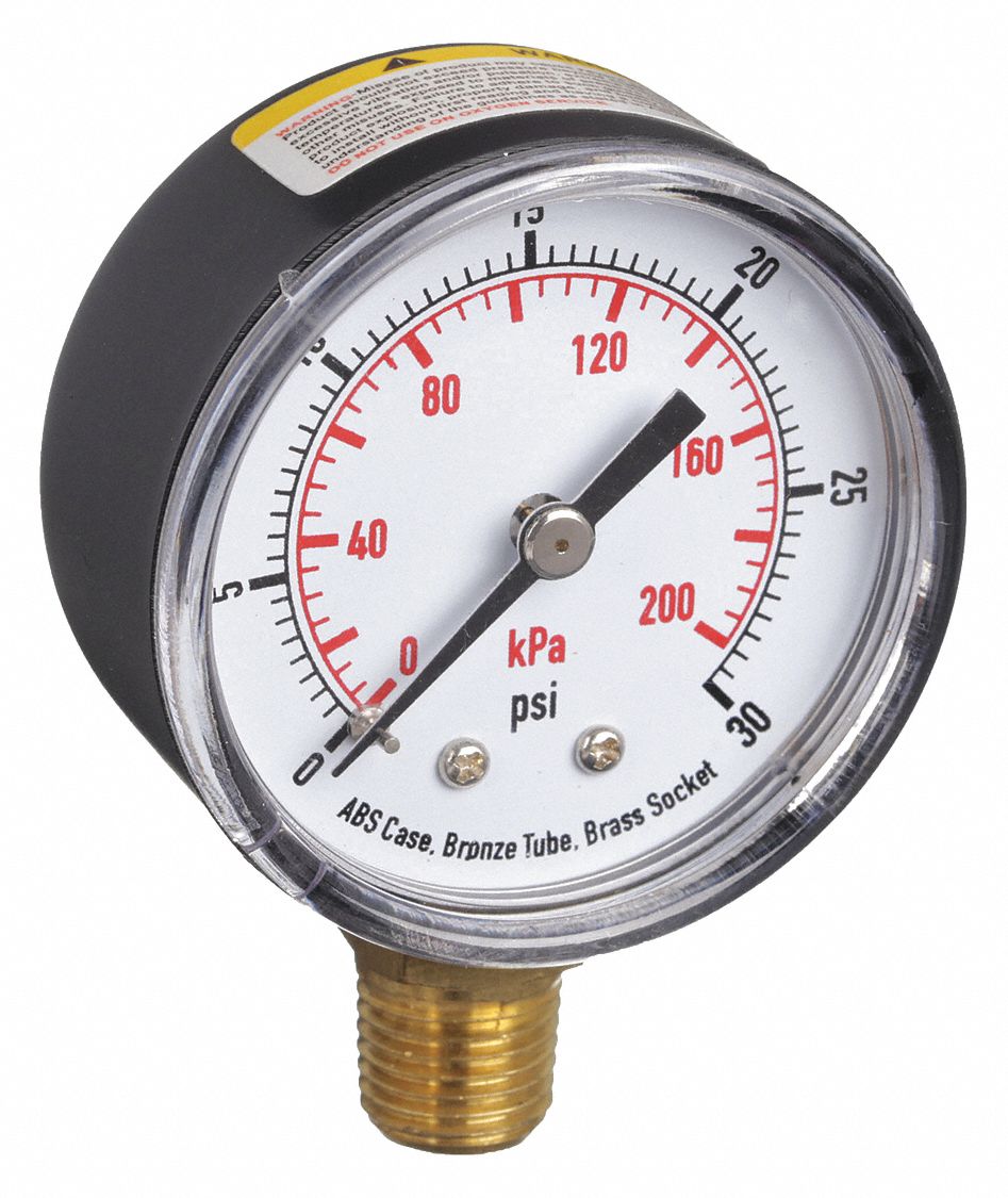 Pressure Gauge,Test,2 In - Grainger