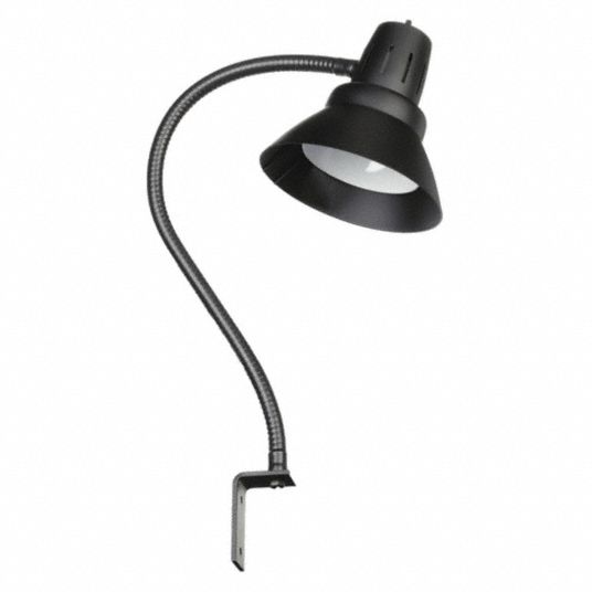 Gooseneck Task Light, Incandescent, 22 In Arm Length, 800 Lumens, Lamp 