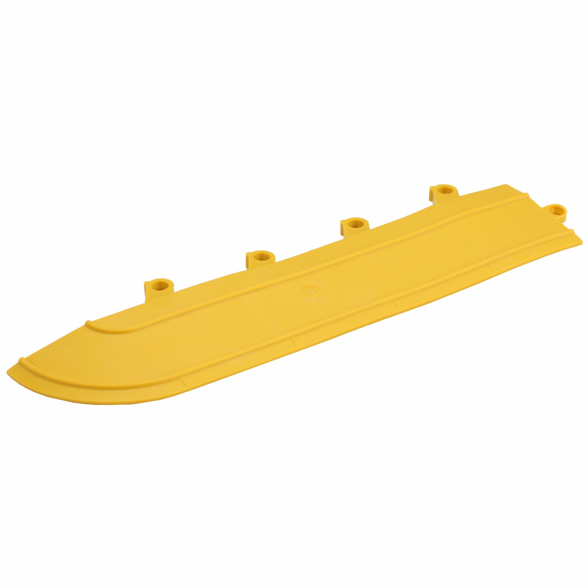 Ramp Edge with Corner: Ramp Edge with Corner, 3 in x 15 in, WEARWELL F.I.T.™, Smooth, Yellow, 4 PK