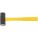 STEEL ENGINEERING HAMMER, FIBREGLASS HANDLE, 4 LB HEAD WT, 1⅞ IN DIA, 14 IN OVERALL L