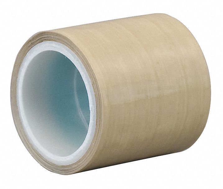 FILM TAPE, SILICONE-FREE PTFE SLICK SURFACE FILM TAPE, TAN, ½ IN X 5 YD, 4 MIL, 5498