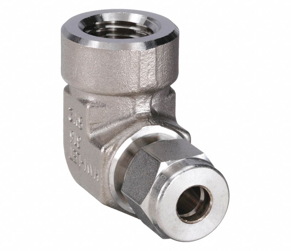 HAM-LET Acero Inoxidable 316 LET-LOK® x FNPT Codo Hembra, 90° - 4CMT6 ...