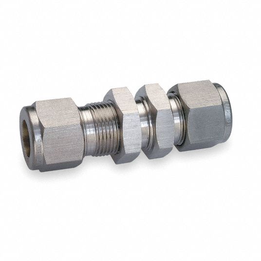 62BH Bulkhead Union SAE # 060101 Brass Compression Fittings 62BH 75 274  manufacturers and suppliers