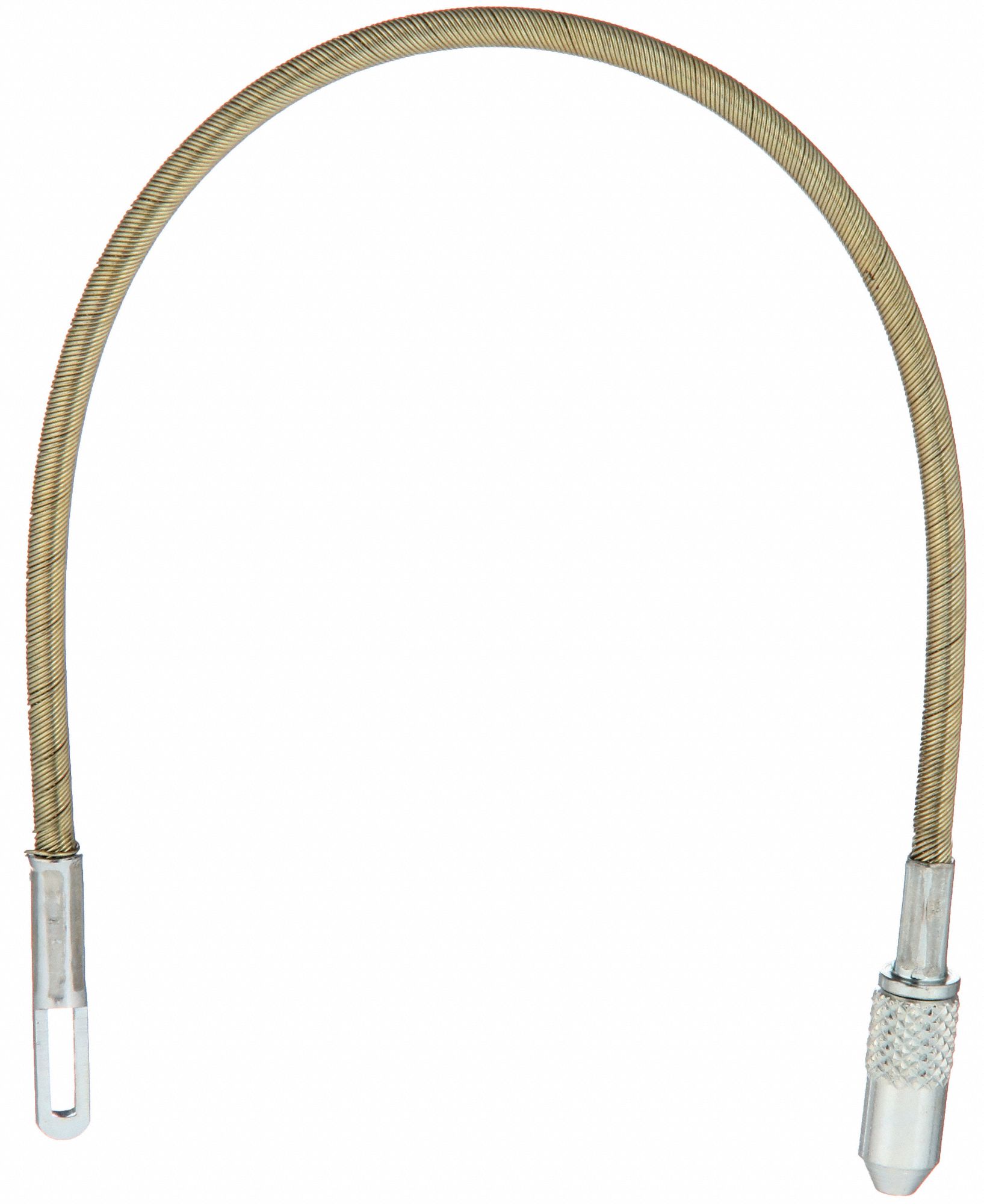 FISH TAPE FLEXIBLE LEADER, STEEL, METAL EYELET END, 400 LB MAX PULL, 12 IN L
