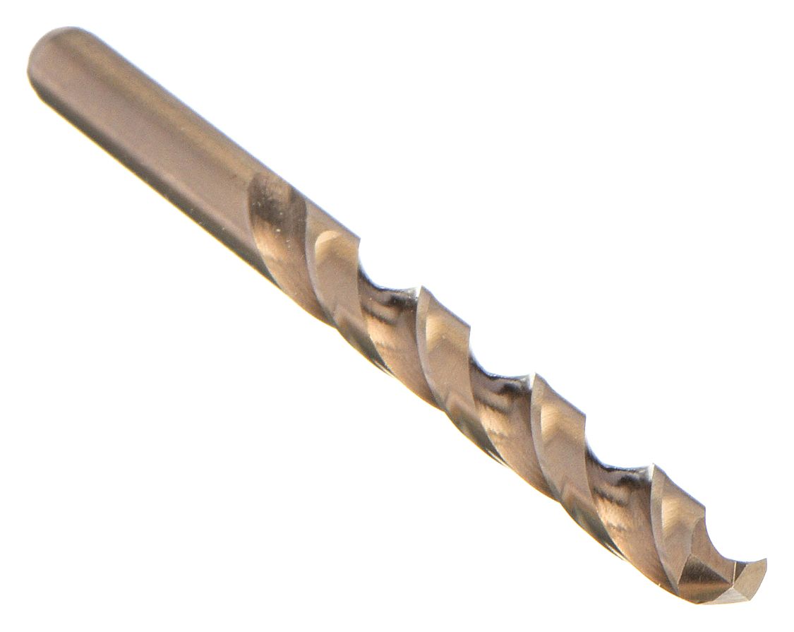 JOBBER LENGTH DRILL BIT, W DRILL BIT SIZE, 3¾ IN FLUTE L, 5⅛ IN LENGTH, COBALT