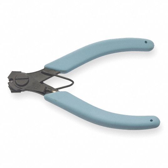 XCELITE, Plastic Handle, 5 7/16 in Overall Lg, ESD Hard Wire Cutter ...