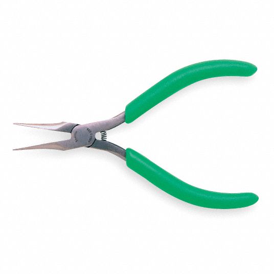 XCELITE Needle Nose Plier ESDSafe, 1 in Max Jaw Opening, 5 in Overall