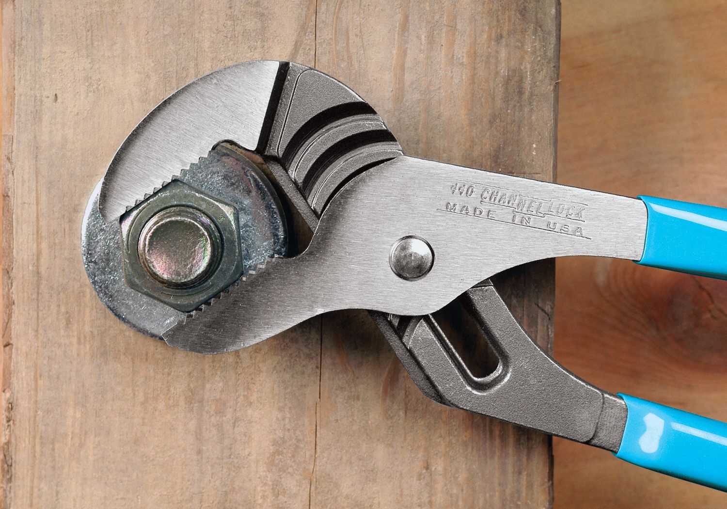 CHANNELLOCK Tongue and Groove Plier Flat, Groove Joint, 2 1/4 in Max