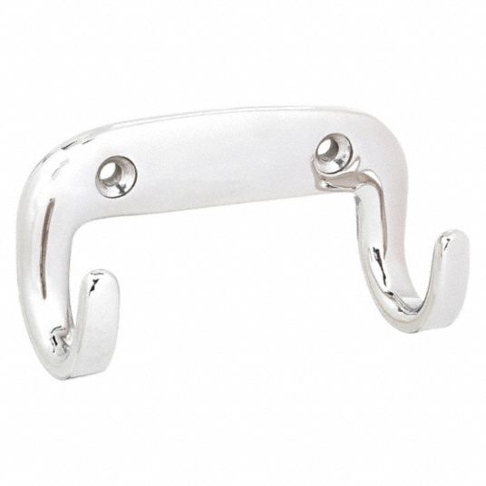 Stainless Steel EW Series Double Hooks by Sugatsune