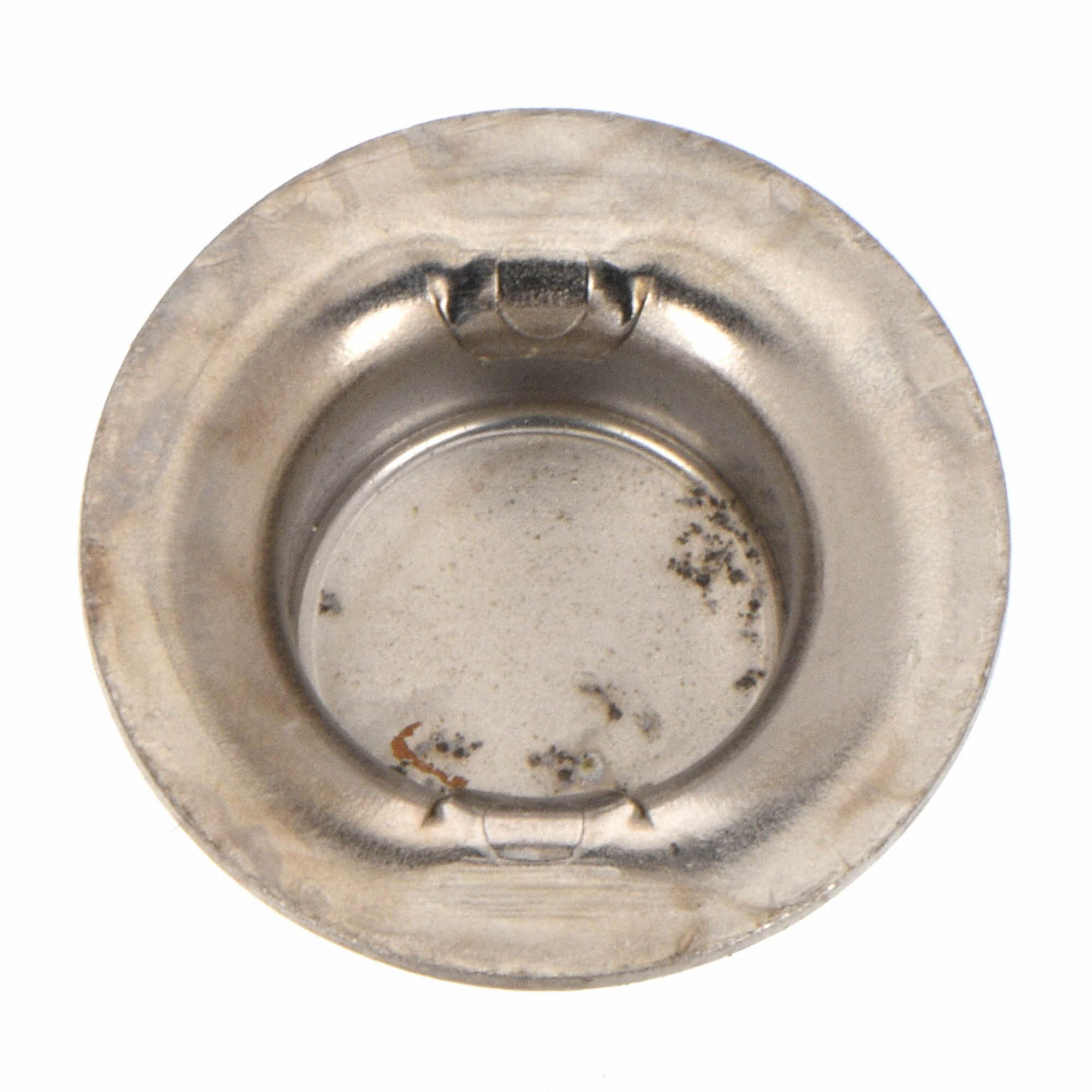 GRAINGER APPROVED Retaining Ring with Cap, External, Steel, Zinc, PK 50