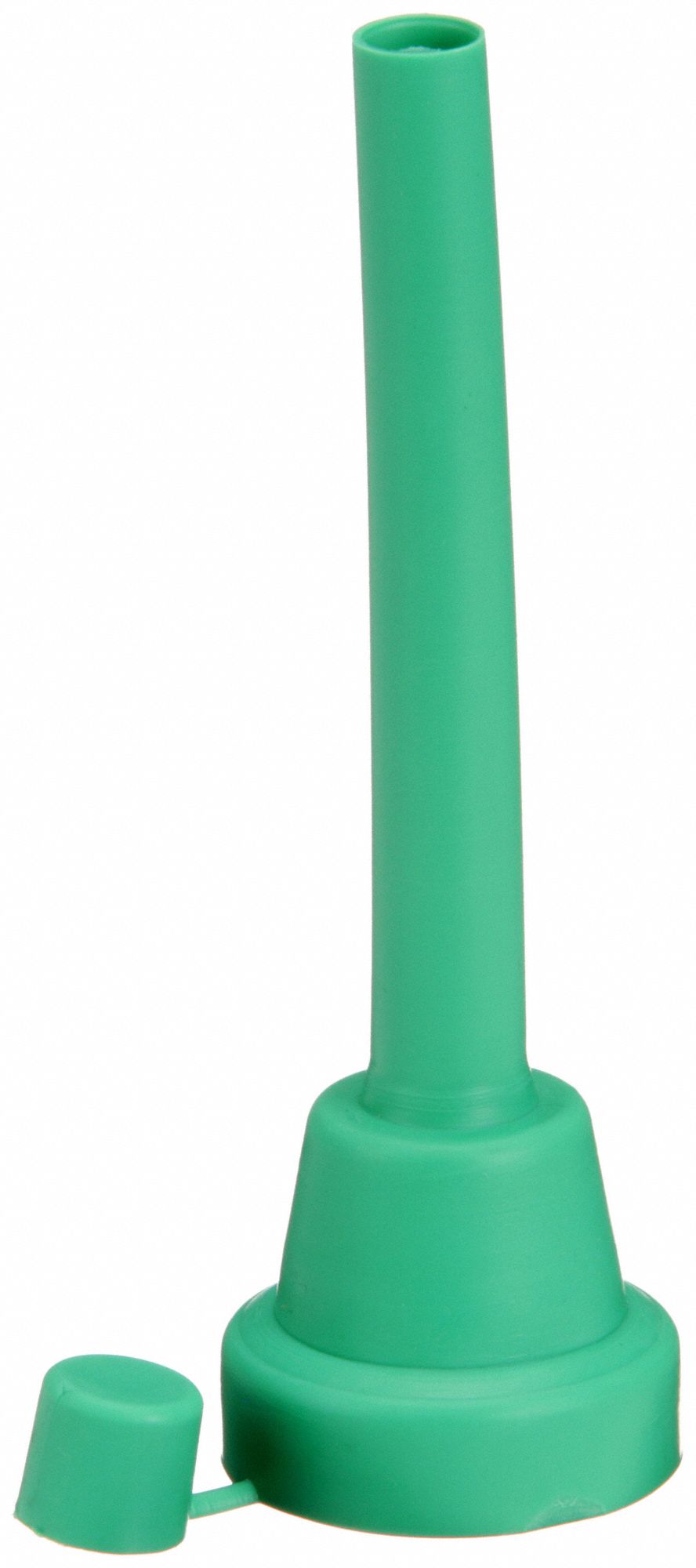 FLEX SPOUT FUNNEL WITH SCREEN, THERMOPLASTIC ELASTOMER, 1¾ IN OVERALL DIAMETER, 5½ IN OVERALL H