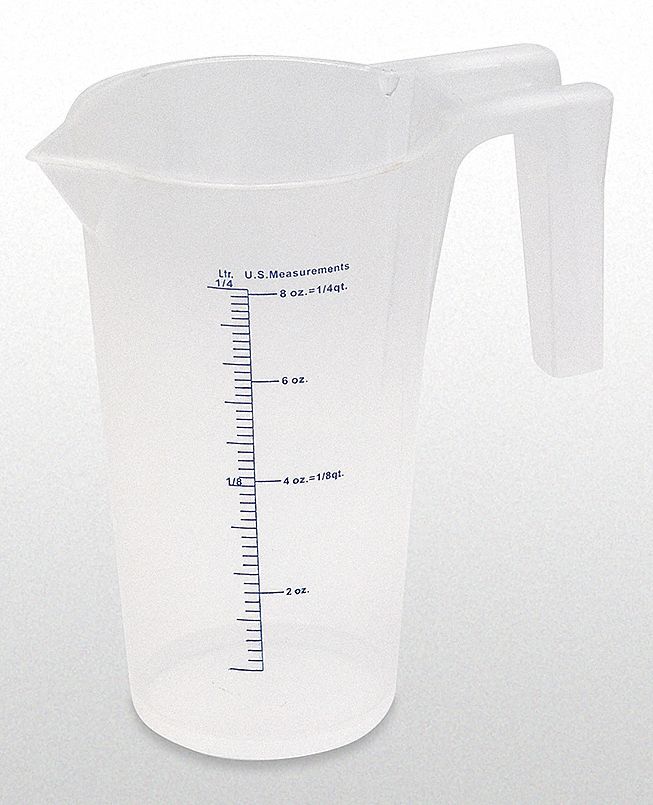 MEASURING CONTAINER,FIXED SPOUT,250