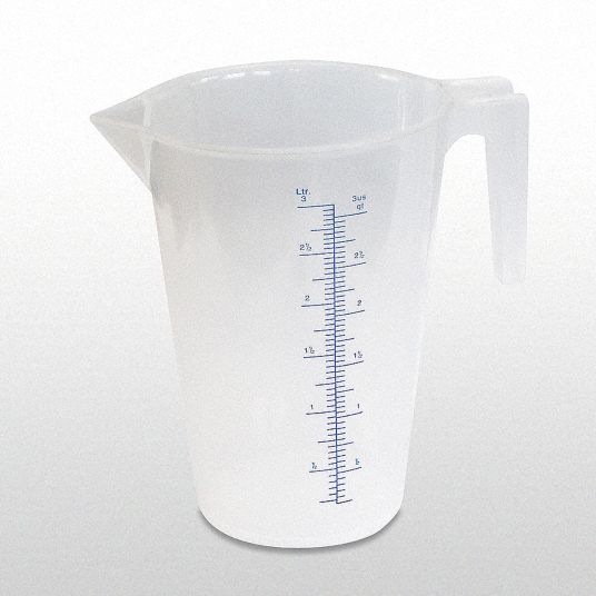 FUNNEL KING, 3 L Capacity, Heavy Duty Polypropylene, Measuring ...