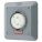 LOCKING RECEPTACLE, L16-20R, 20 A, 480V AC, GREY, 3 POLES, SHROUDED, SCREW TERMINALS