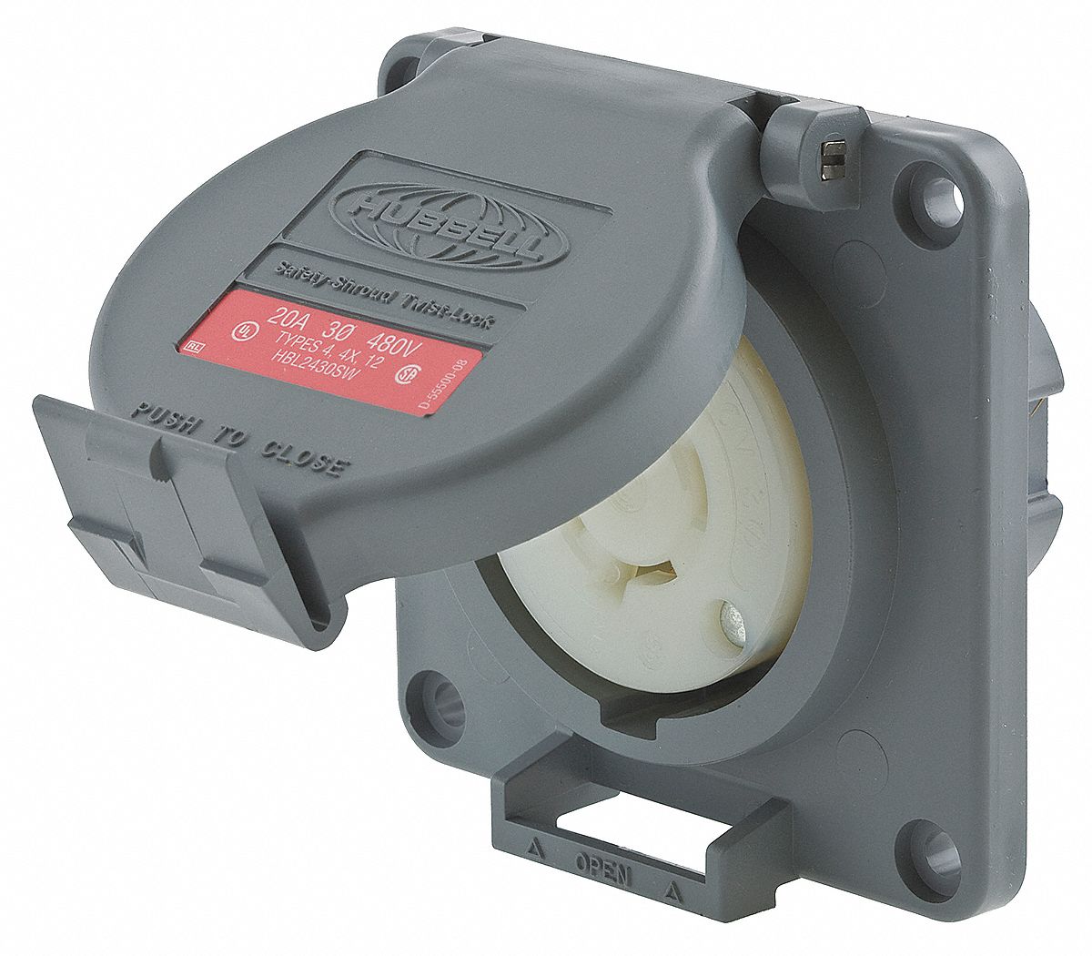 Hubbell HBL2430SW Locking Receptacle 