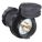 WATERTIGHT LOCKING PLUG, L21-20P, 20 A, 120/208V AC, BLACK/WHITE, 4 POLES