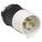 LOCKING PLUG, L14-30P, 125/250V AC, 30 A, 3 POLES, BLACK/WHITE, SCREW TERMINALS, SHROUDED