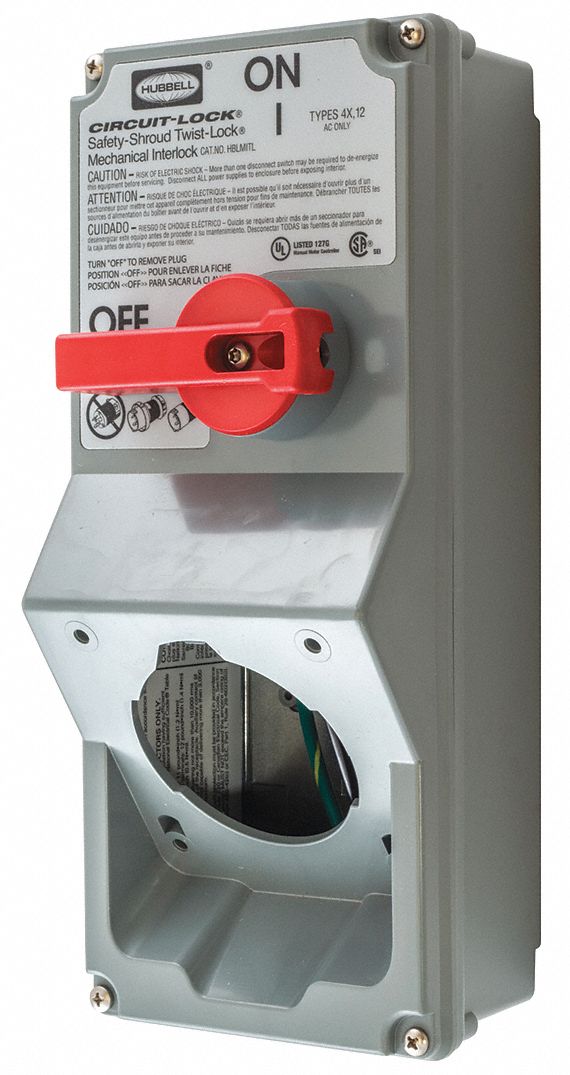 HUBBELL WIRING DEVICEKELLEMS Nonfusible Disconnect Switch, Heavy Duty