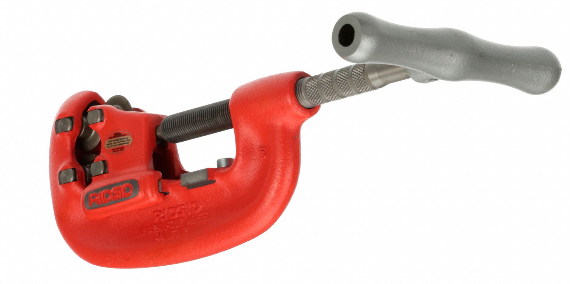 RIDGID Manual Cutting Action Four Wheel Pipe Cutter, Cutting Capacity 3