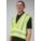 PUBLIC SAFETY VEST, 3XL, LIME, POLYESTER, HOOK & LOOP CLOSURE